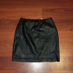 Gently worn LEATHER dress...